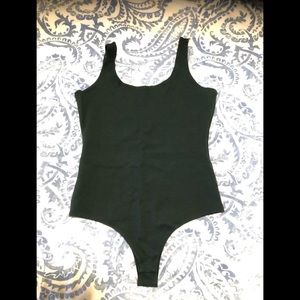 Forest green body suit